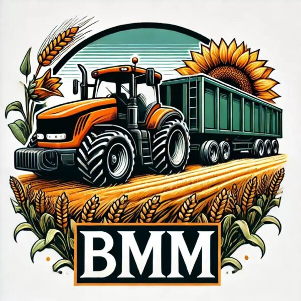 Siglă modernă pentru producător sau dealer de tractoare agricole