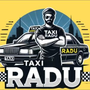 Siglă profesională pentru serviciu de transport persoane cu taxi