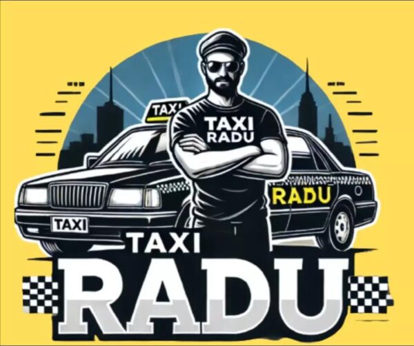 Siglă profesională pentru serviciu de transport persoane cu taxi