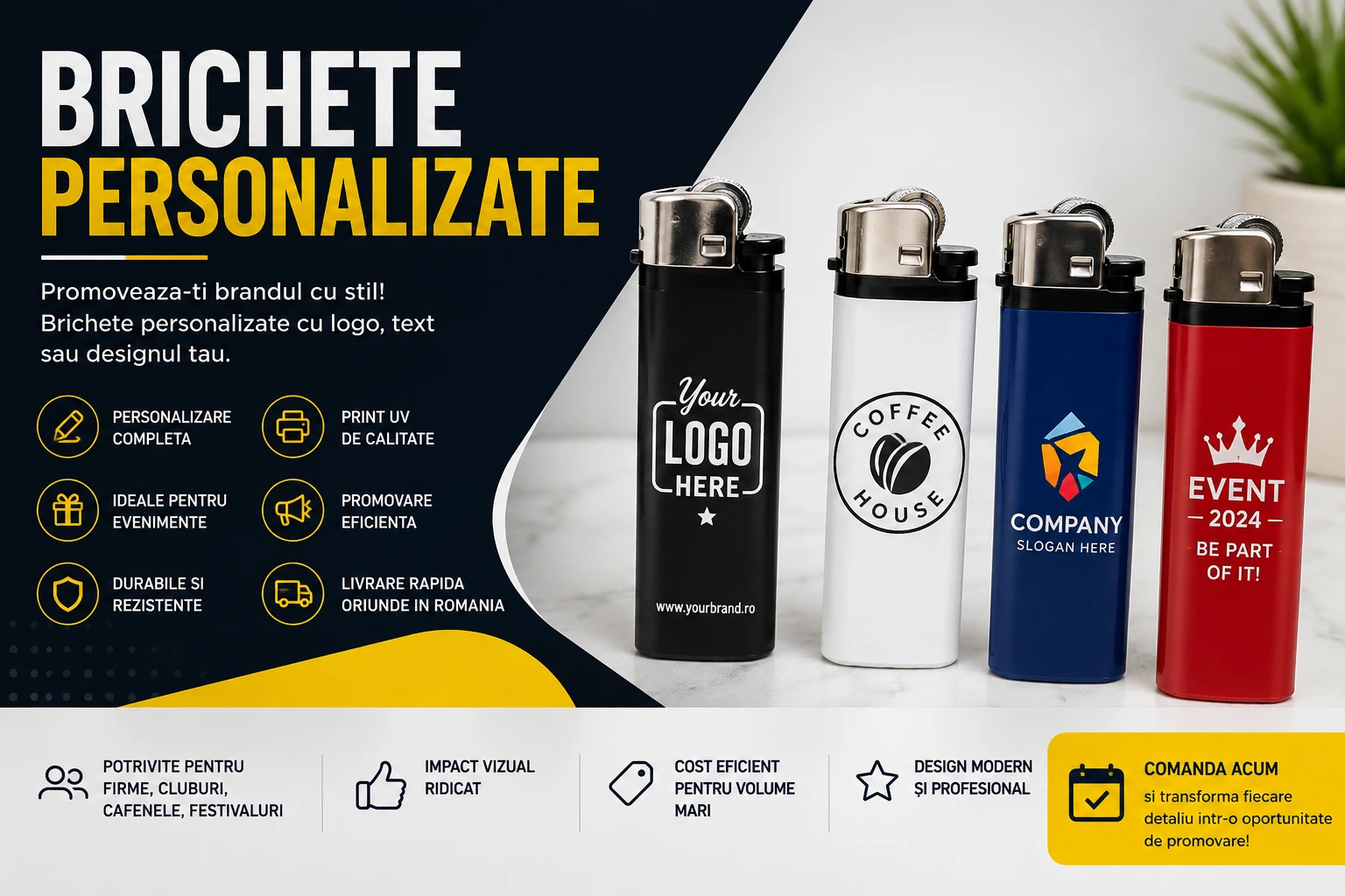 brichete cu personalizare logo