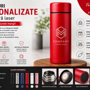 termosuri personalizate cu laser